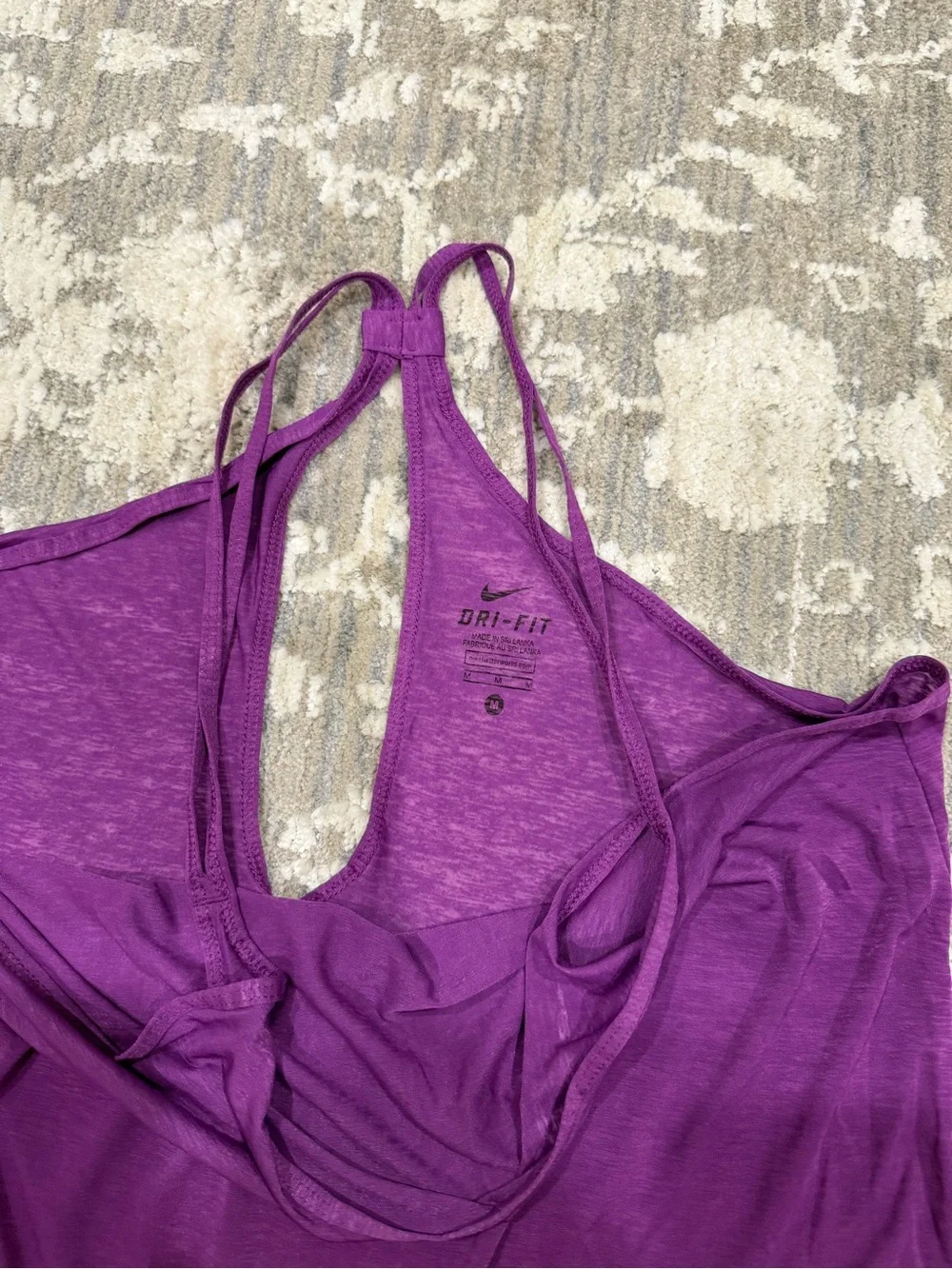 Nike Women's Tank Tops — Black, Orange & Purple Trio